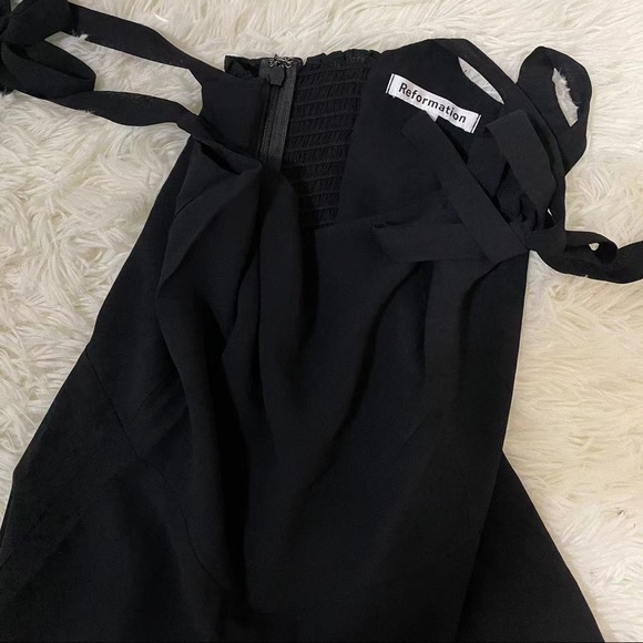 Reformation Besse Dress Black - Picture 5 of 6